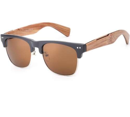 Retro Imitate Bamboo Wood Sunglasses Men Women Brand