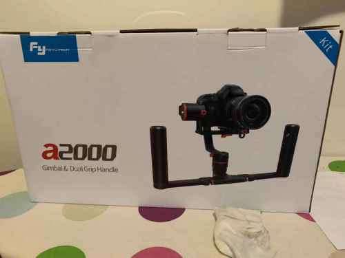 Feiyu a2000 Dual Grip Handle Kit 3 Axis Handheld Gimbal Stabilizer for Mirrorless and DSLR Camera