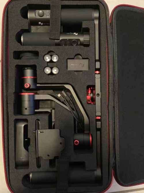 Feiyu a2000 Dual Grip Handle Kit 3 Axis Handheld Gimbal Stabilizer for Mirrorless and DSLR Camera