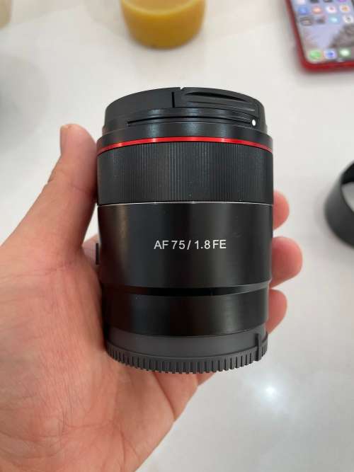 Full Frame Sony Lens Samyang AF 75mm F1.8 FE Lens for Sony E - 99.99% new