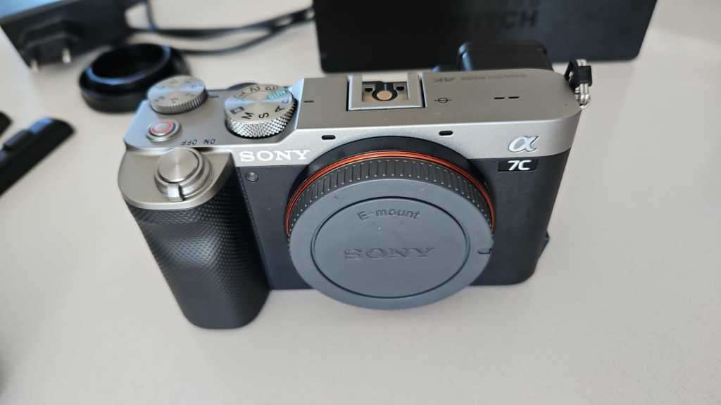 Sony Alpha a7C Mirrorless Digital Camera with a protection cage- DEMO Unit