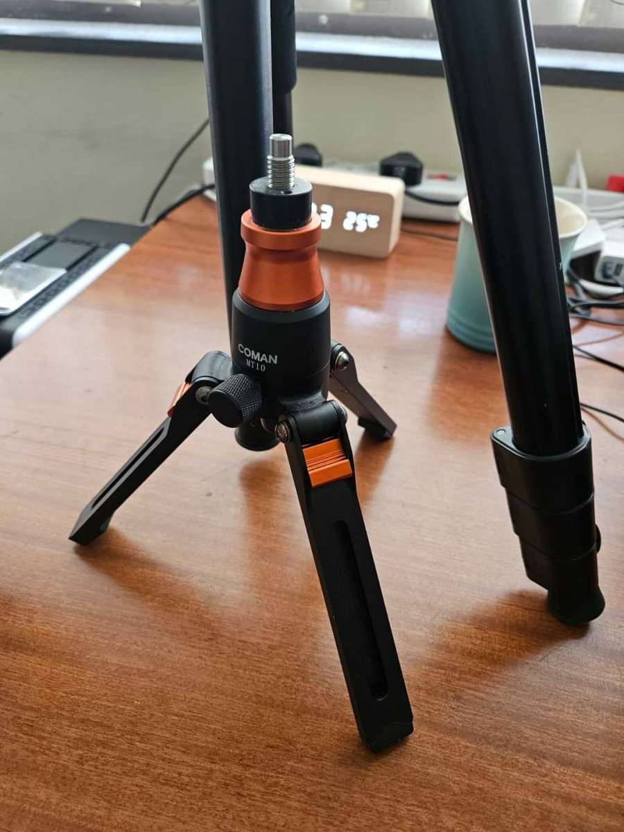 COMAN Complete Professional Heavy Duty Aluminum Tripod 360 Degree Fluid Head and Mono Pod