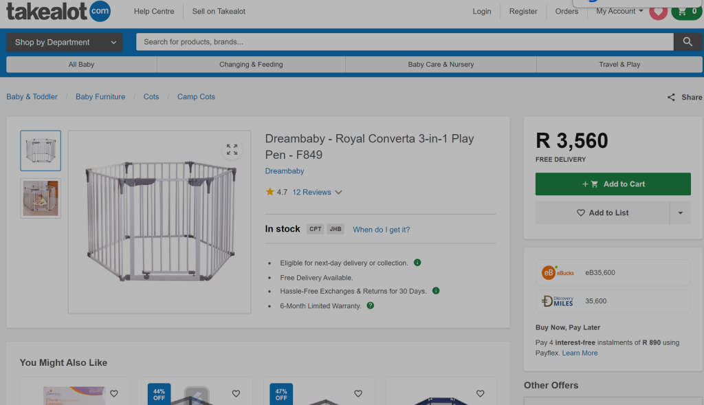 Dreambaby - Royal Converta 3-in-1 Play Pen - Baby Playpen Kids Home Activity Center Play Yard Fence