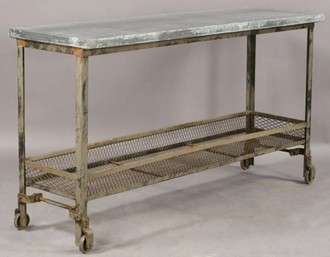 Limpinto Industrial Side Server Table