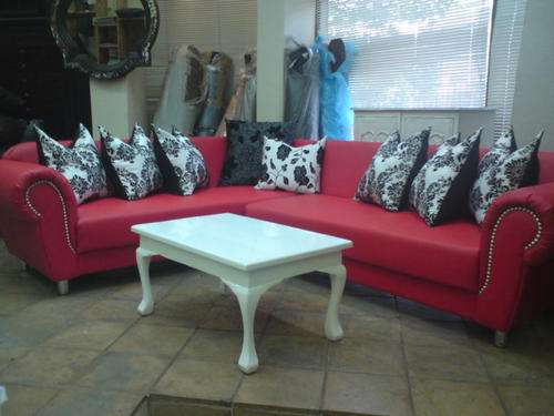Rubi Rio Red DESIGNER lounge suite - save over R 6k