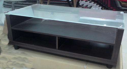 Small Plasma tv stand with shelf - tempered glass -still in box