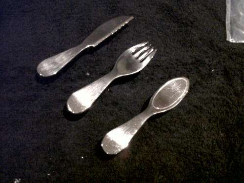 Fork, Knife and Spoon door and drawer handles...a forken good deal