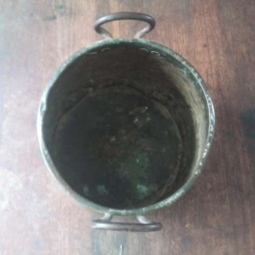 SOUTH AFRICAN RAILWAYS COPPER POT/BUCKET /KETTLE