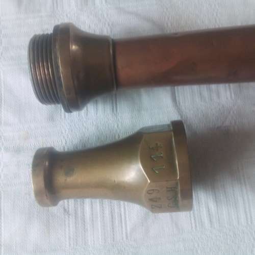 VINTAGE FIREMANS HOSE NOZZLE