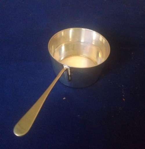 HALLMARKED STERLING SILVER BRANDY WARMER