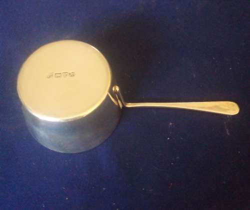 HALLMARKED STERLING SILVER BRANDY WARMER