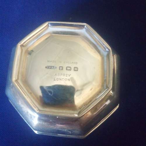 ASPREY HALLMARKED STERLING SILVER TEA STRAINER