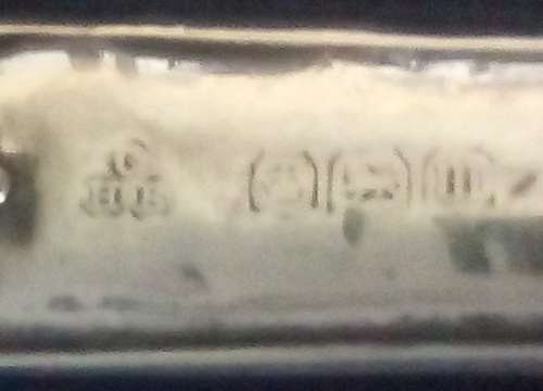 TEA STRAINER WITH HALLMARKED SILVER HANDLE