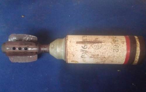 INERT ILLUMINATION MORTAR CASING, PROJECTILE AND BULLET BELT