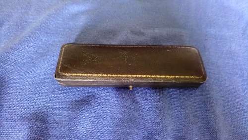 Hallmarked silver child's knife and fork set.