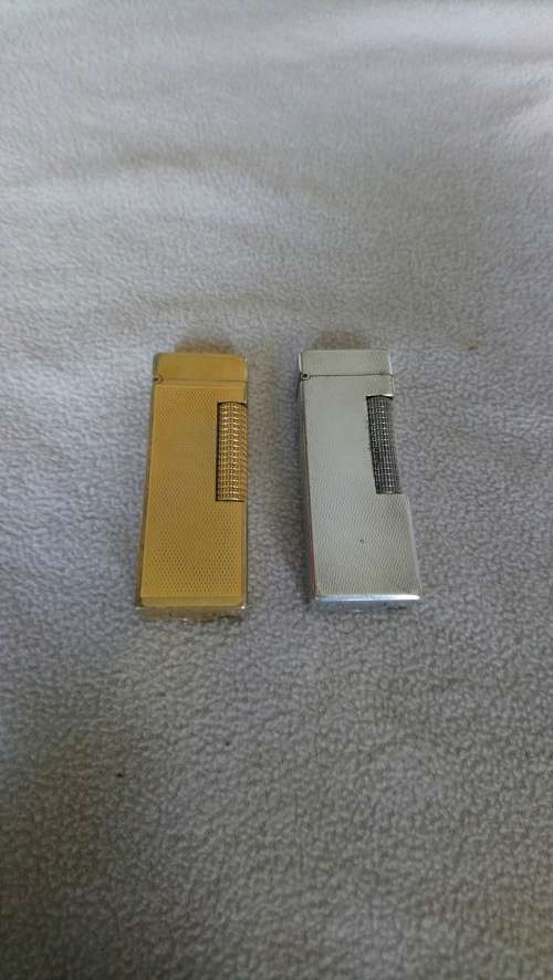2x Rollagas Dunhill lighters. Swiss made.