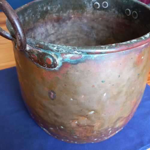 SOUTH AFRICAN RAILWAYS COPPER POT/BUCKET /KETTLE