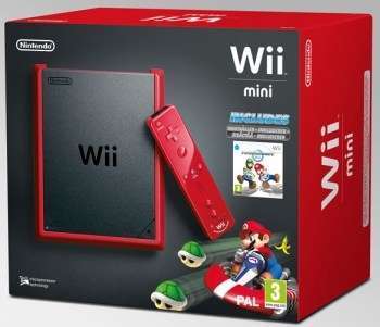 Nintendo Wii Mini Console Red + Mario Kart **BRAND BEW**