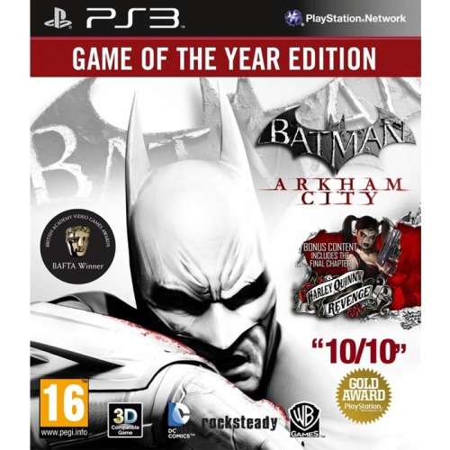 Batman Arkham City Game of The Year Edition (PS3)