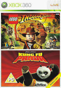 LEGO Indiana Jones The Original Adventures + Kung Fu Panda Double Pack (Xbox 360)