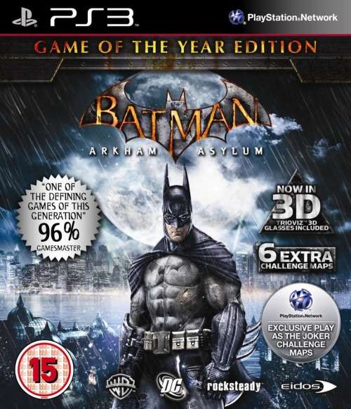 Batman Arkham Asylum Game of The Year Edition (PS3)