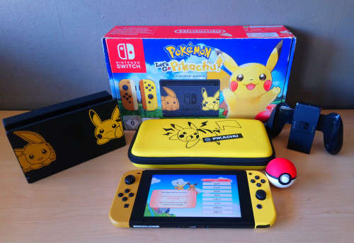 Nintendo Switch Pokemon Lets Go Pikachu