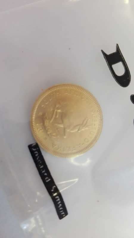 1965 GOLD R1 REPUBLIC OF SOUTH AFRICA COIN