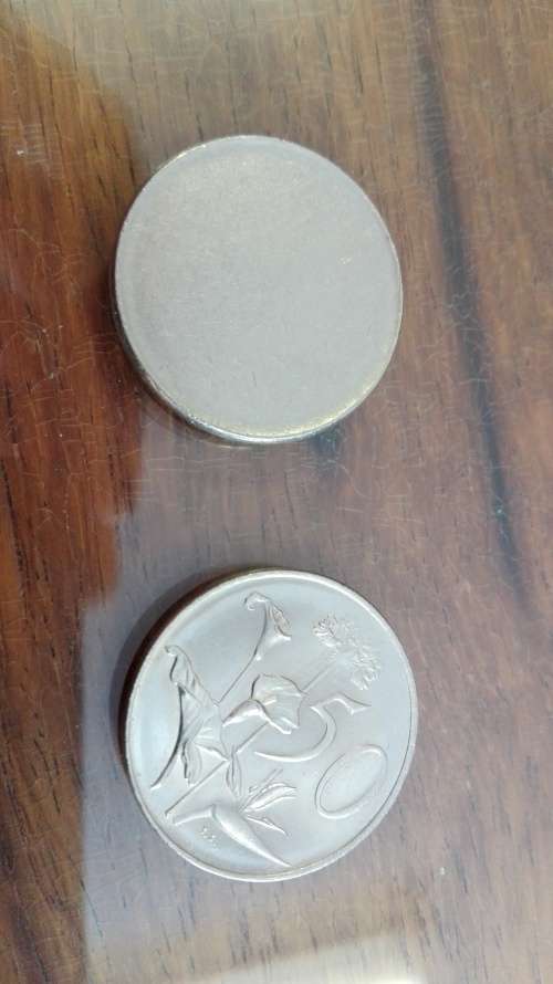 BLANK STRIKE 50 CENT AND A 50 CENT 1982