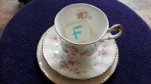 F - PARAGON CHINA - "VICTORIANA ROSE" TRIO!!!