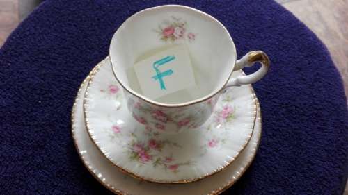 F - PARAGON CHINA - "VICTORIANA ROSE" TRIO!!!