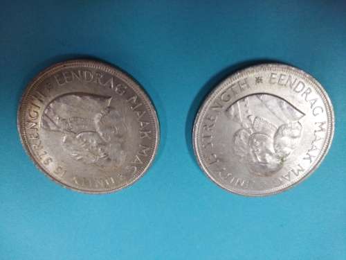 LOT #2 FOUR 1964 SOUTH AFRICAN 50 CENTS COINS