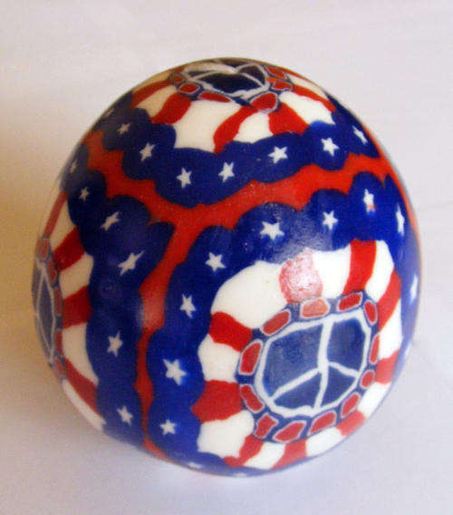 Handcrafted GLOWING candles, ref 04