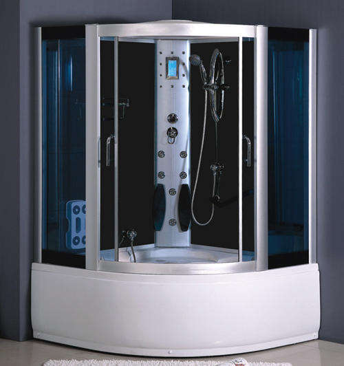 CORNER SHOWER CABIN WITH MASSAGE BATH in Special