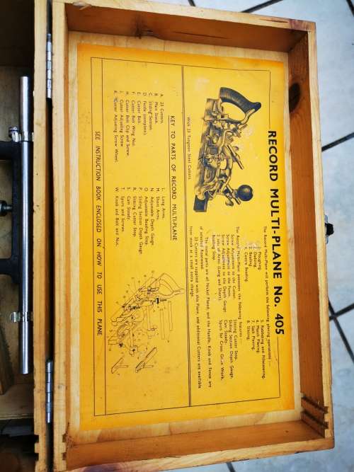 Record no.405 combination plane