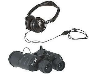 VIVITAR BINOCULAR WITH HEADPHONES