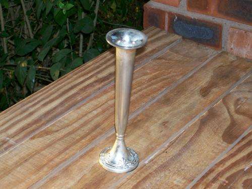 SILVER PLATED VASE