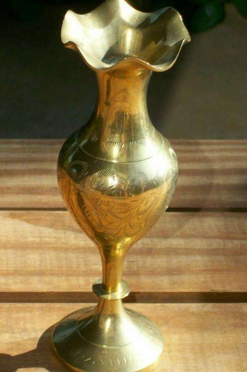BRASS VASE