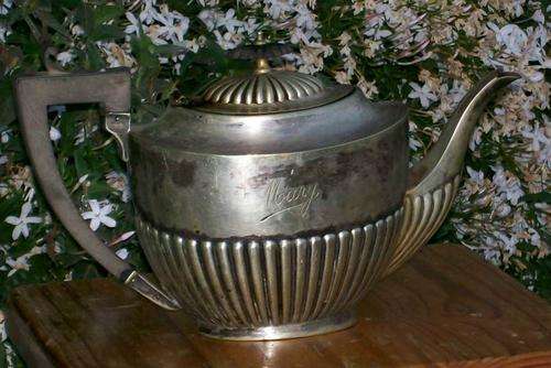 VERY OLD TEAPOT MARKED " MARY 25/12/12 " TO RESTORE ##CRAZY R1 START##
