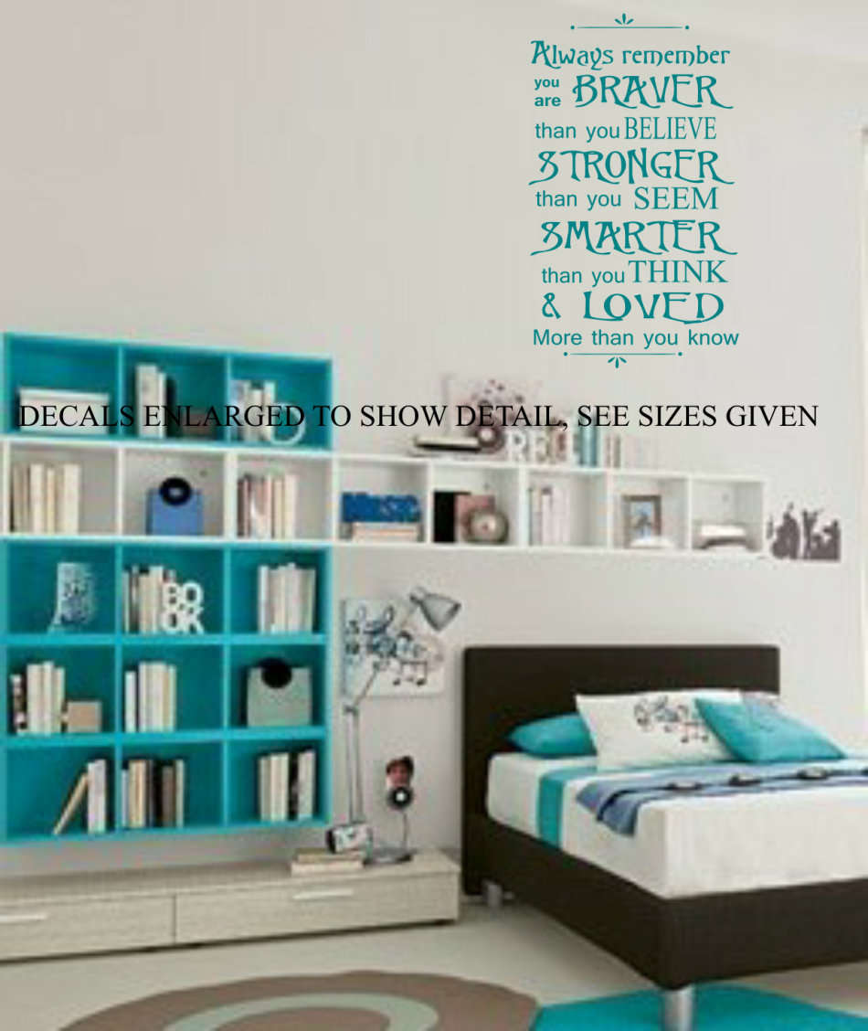 Free/Low Shipping - Always Remember Small Wall Decal Sticker