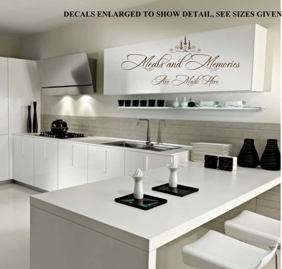 Free/Low Shipping - Meals And Memories Are Made Here Medium Wall Decal Sticker