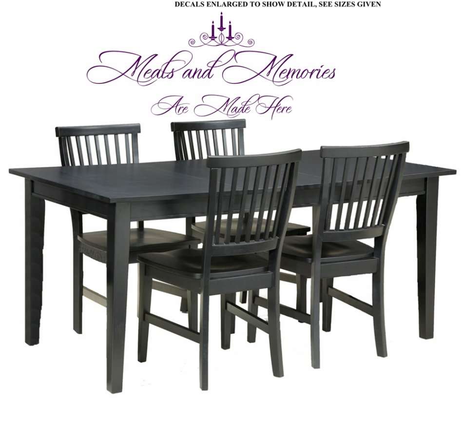 Free/Low Shipping - Meals And Memories Are Made Here Medium Wall Decal Sticker