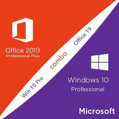 COMBO DEAL | Windows 10 Pro + Office 2019 Pro Plus | LIFETIME ACTIVATION | GENUINE LICENSE KEYS