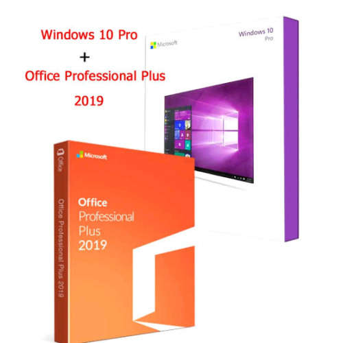 COMBO DEAL | Windows 10 Pro + Office 2019 Pro Plus | LIFETIME ACTIVATION | GENUINE LICENSE KEYS