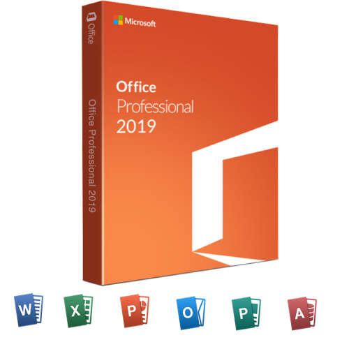 Microsoft Office 2019 Pro Plus - LIFETIME - ONLINE ACTIVATION - 32 and 64 Bit