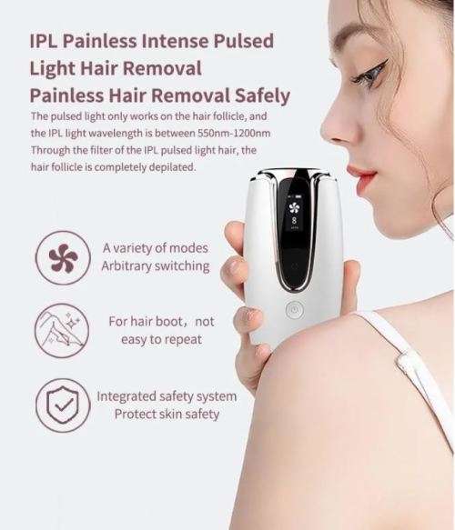 Permanent Painless Shaver Portable Epilator Laser Hair Removal Machine for Home use