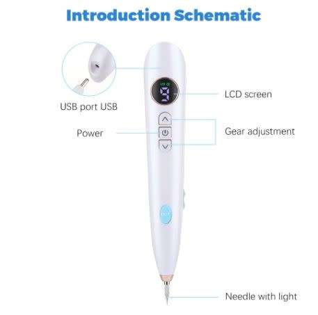 Laser Plasma Mole/Freckle/Skin tag/Wart Removal Pen
