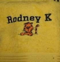 Personalized bath towel
