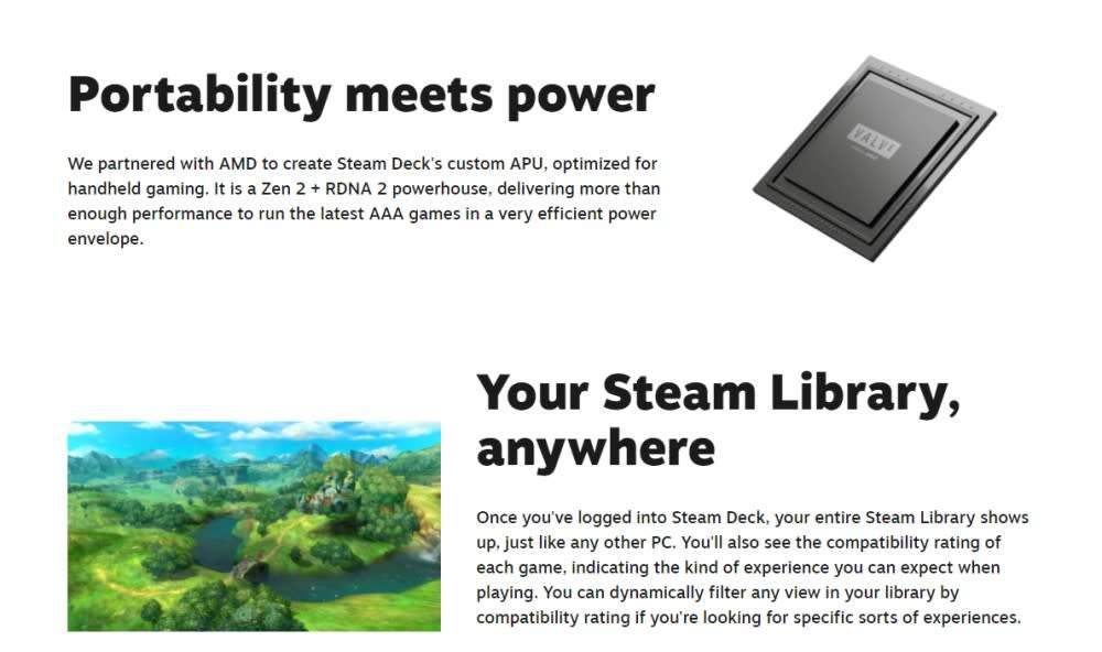 Valve Steam Deck 64GB Handheld System