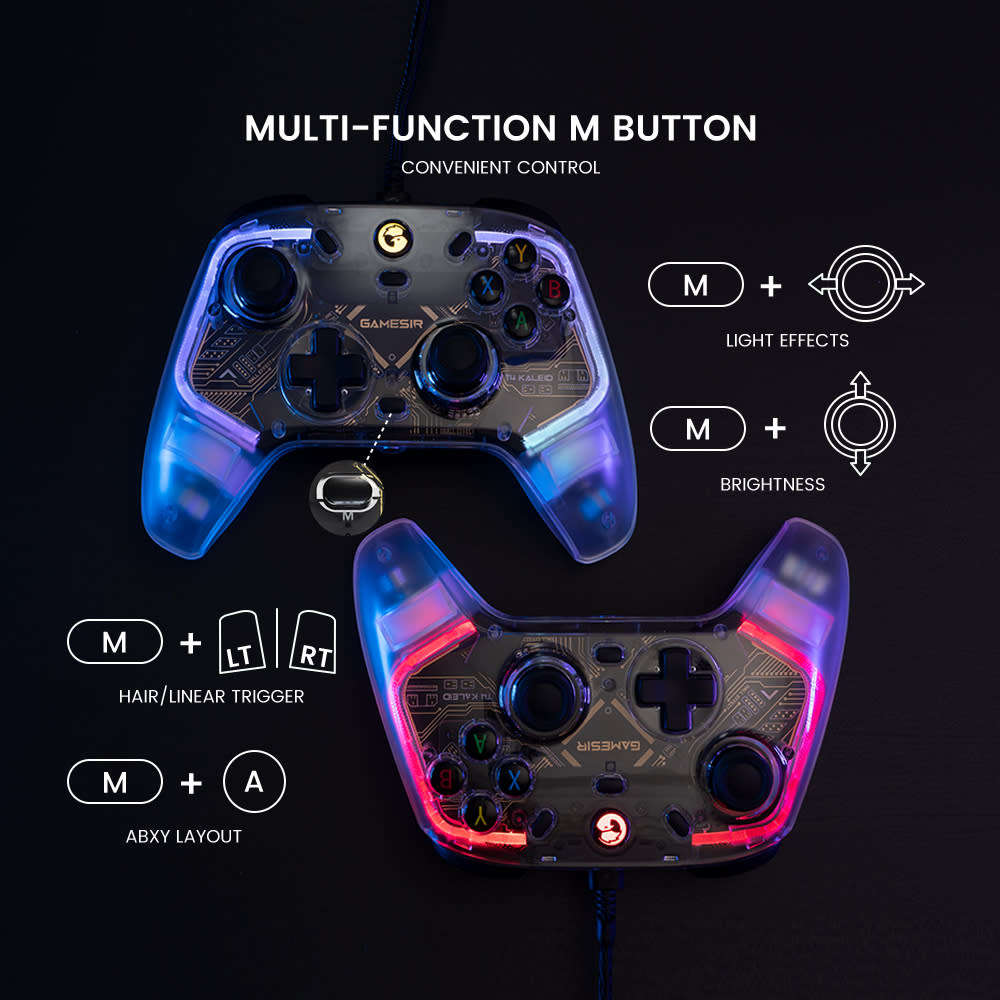 GameSir T4 Kaleid Wired Gamepad with Hall Effect for Nintendo PC Steam