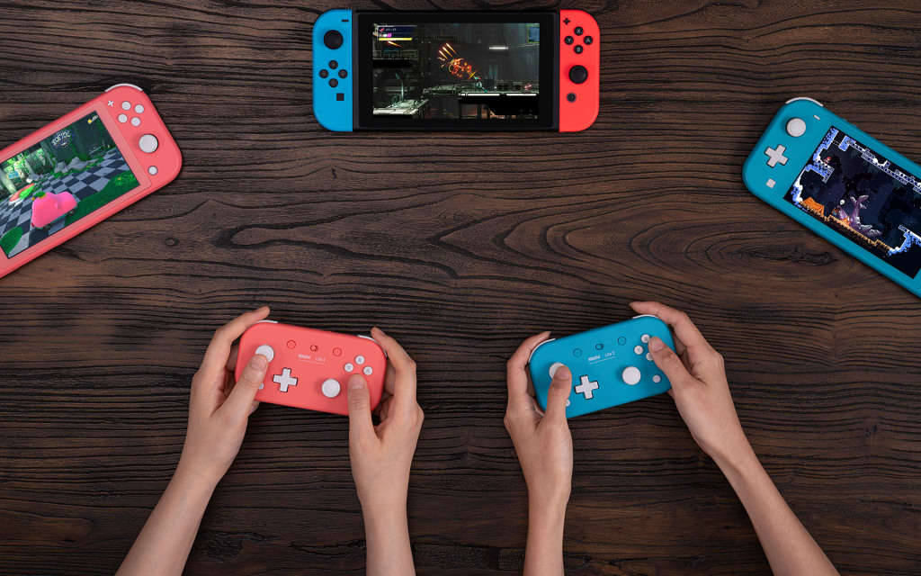 8Bitdo Lite 2 Bluetooth Controller with Motion Controls for Switch, Android and IOS - 2 Colours